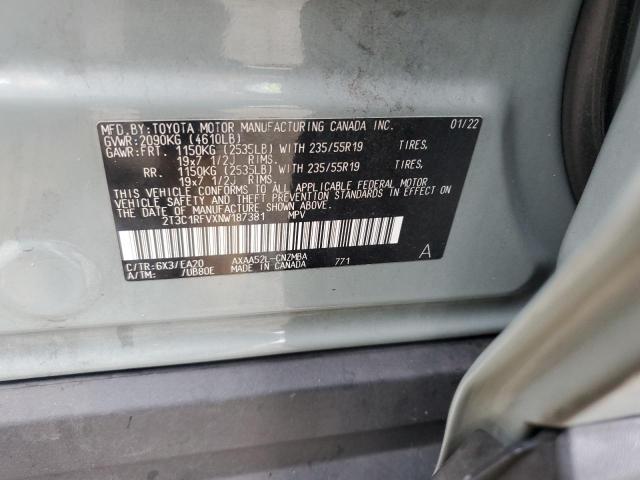 2022 TOYOTA RAV4 XLE P - 2T3C1RFVXNW187381
