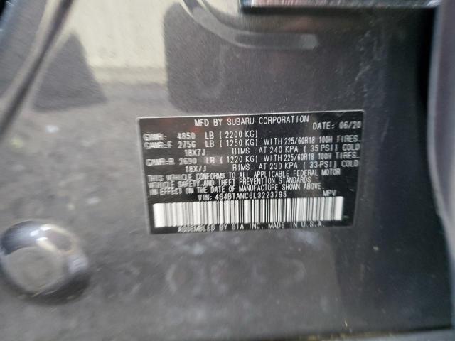 2020 SUBARU OUTBACK LI 4S4BTANC6L3223795
