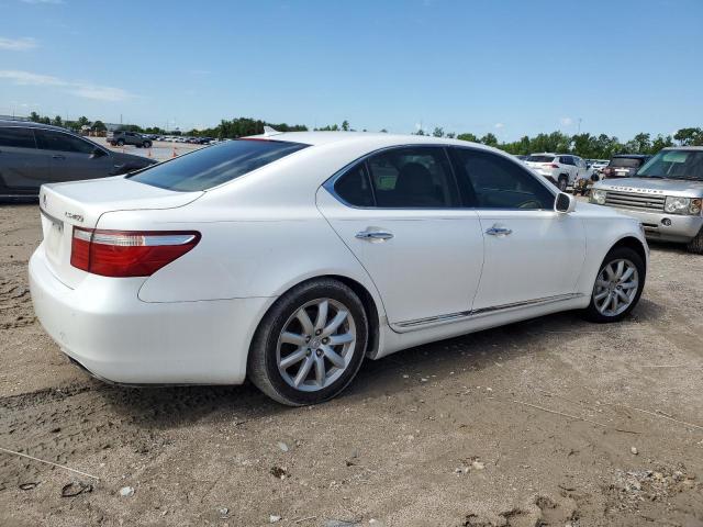LEXUS LS 460 2007 white  gas JTHBL46F675022583 photo #4