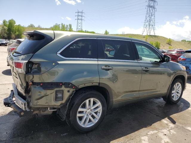 Vin: 5tdbkrfh8fs146575, lot: 56992035, toyota highlander le 20153