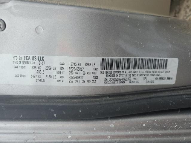 2017 DODGE GRAND CARAVAN SXT 2C4RDGCG3HR869352