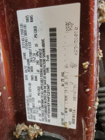 2017 FORD F150 SUPER - 1FTEW1EF1HFC21347