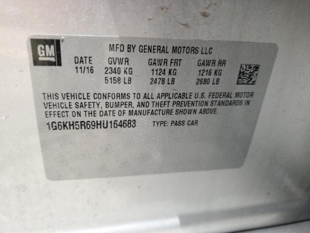 2017 CADILLAC CT6 PREMIU - 1G6KH5R69HU164683