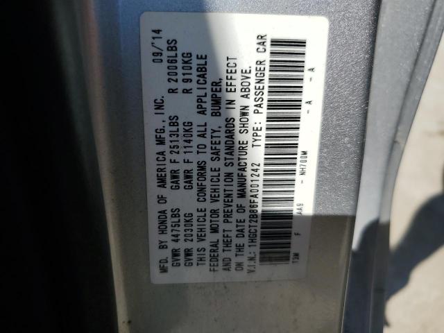 2015 HONDA ACCORD EXL - 1HGCT2B86FA001242