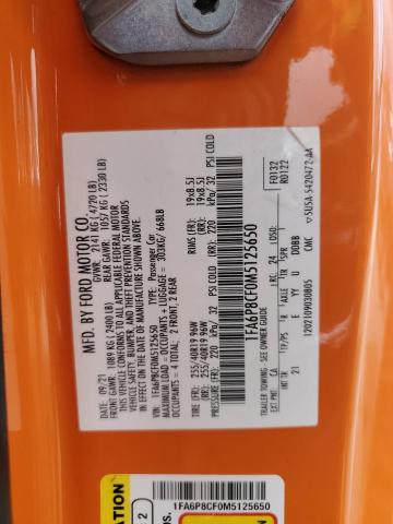 2021 FORD MUSTANG GT 1FA6P8CF0M5125650