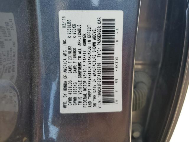 2015 HONDA ACCORD EXL - 1HGCR2F85FA126936