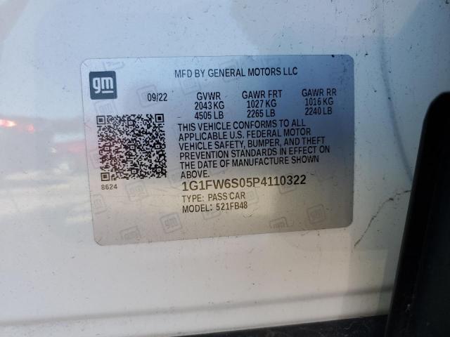 2023 CHEVROLET BOLT EV 1L 1G1FW6S05P4110322