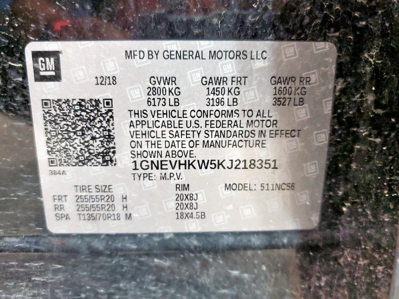 CHEVROLET TRAVERSE LT