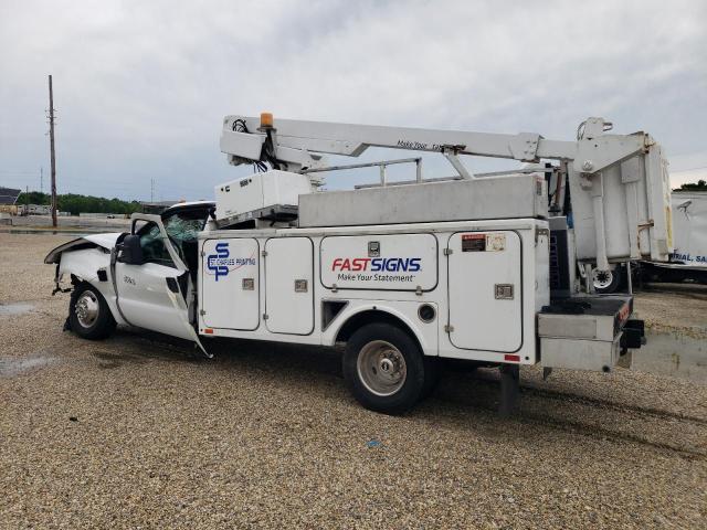 FORD F350 SUPER 2008 white chassis gas 1FDWF36518EE38954 photo #3