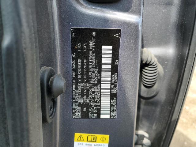 2016 LEXUS RX 350 BAS - 2T2BZMCAXGC030046