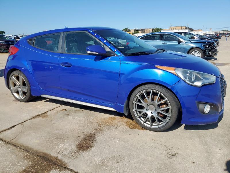 Vin: kmhtc6ae1du164742, lot: 56278785, hyundai veloster turbo 20134