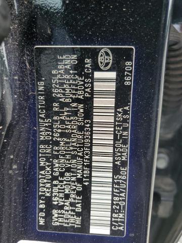 2015 TOYOTA CAMRY LE - 4T1BF1FK3FU936343