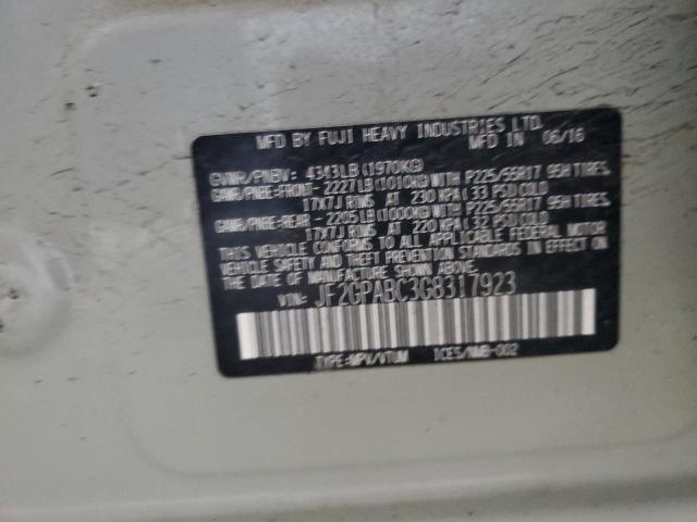 2016 SUBARU CROSSTREK - JF2GPABC3G8317923