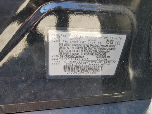 2019 NISSAN KICKS S - 3N1CP5CU9KL552822