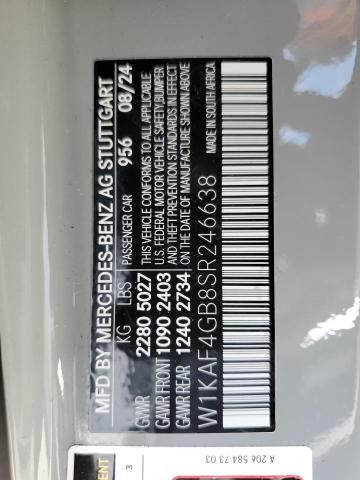 2025 MERCEDES-BENZ C 300 - W1KAF4GB8SR246638