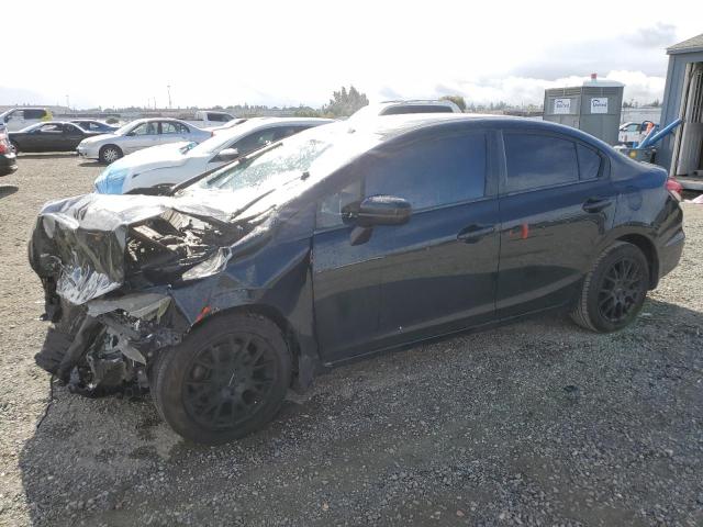 HONDA CIVIC LX 2014 black  gas 19XFB2F54EE212532 photo #1