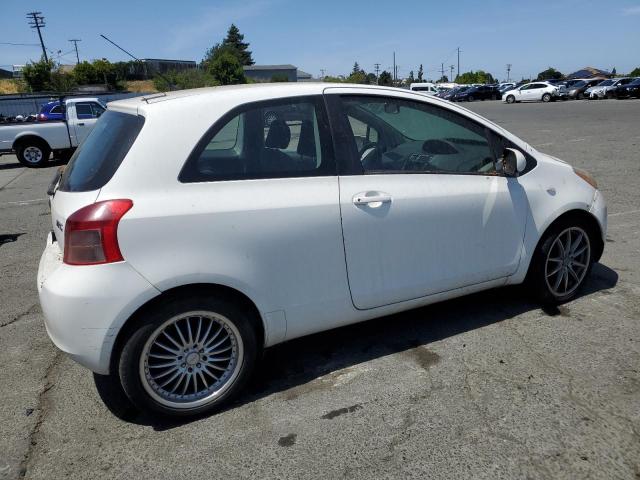 TOYOTA YARIS 2008 white  gas JTDJT923785210486 photo #4
