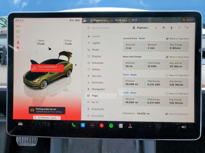 2023 TESLA MODEL 3 - 5YJ3E1EA8PF450710