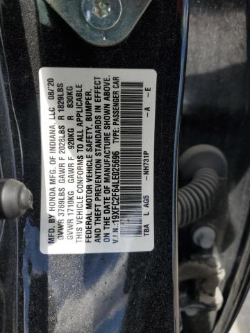2020 HONDA CIVIC LX - 19XFC2F64LE025696