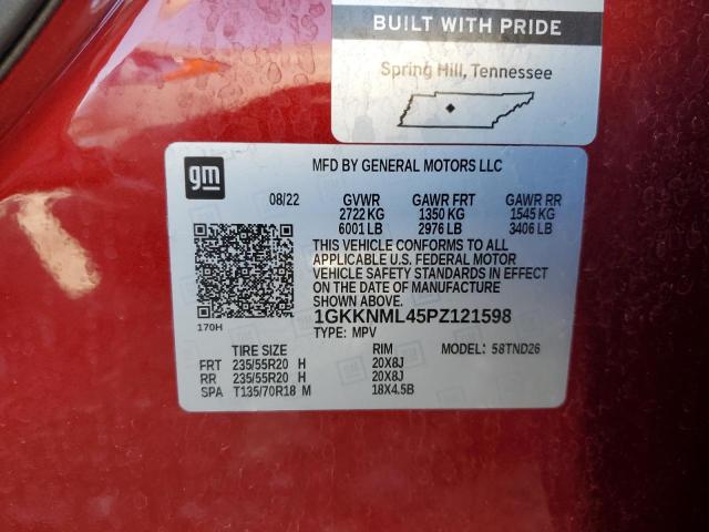 2023 GMC ACADIA SLT - 1GKKNML45PZ121598