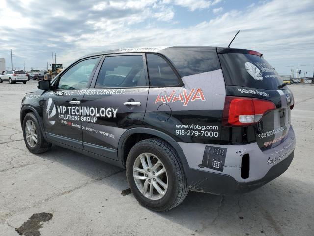 KIA SORENTO LX 2014 black 4dr spor gas 5XYKT3A61EG537739 photo #3