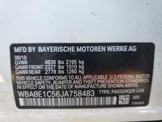 2018 BMW 330E WBA8E1C56JA758483