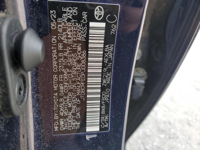 2023 TOYOTA COROLLA LE JTDBCMFE0PJ008386