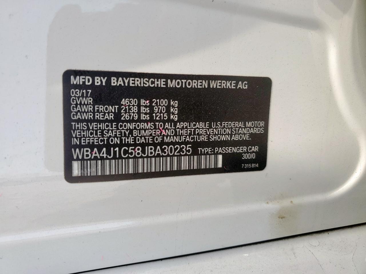 BMW 4 SERIES GRAN COUPE GRAN COUPE