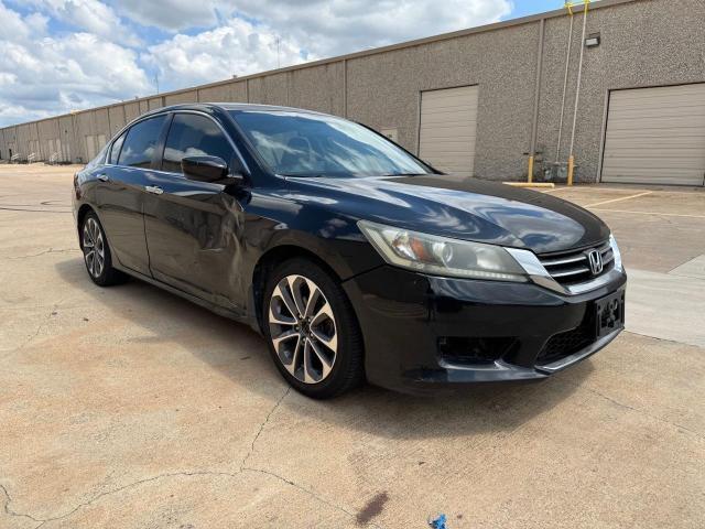 HONDA ACCORD SPO 2014 black sedan 4d gas 1HGCR2F58EA258254 photo #1