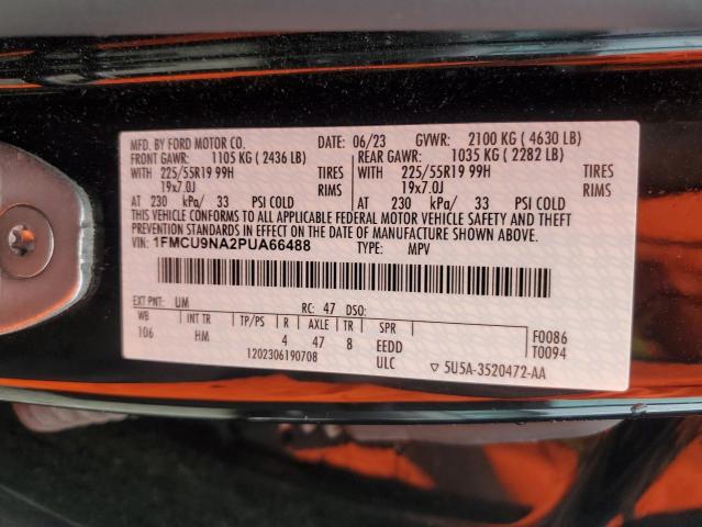 2023 FORD ESCAPE ST 1FMCU9NA2PUA66488