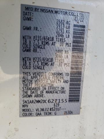 2013 NISSAN PATHFINDER - 5N1AR2MM2DC627155