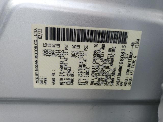 2022 NISSAN ROGUE SV - 5N1BT3BA0NC680815