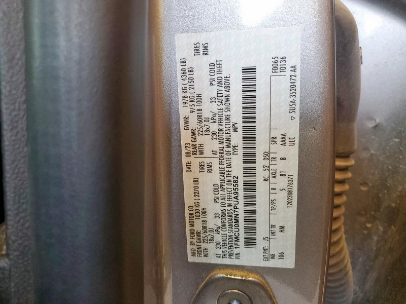2023 FORD ESCAPE ST - 1FMCU0MN7PUA95582