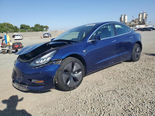 TESLA MODEL 3 2019 blue  electric 5YJ3E1EAXKF299345 photo #1