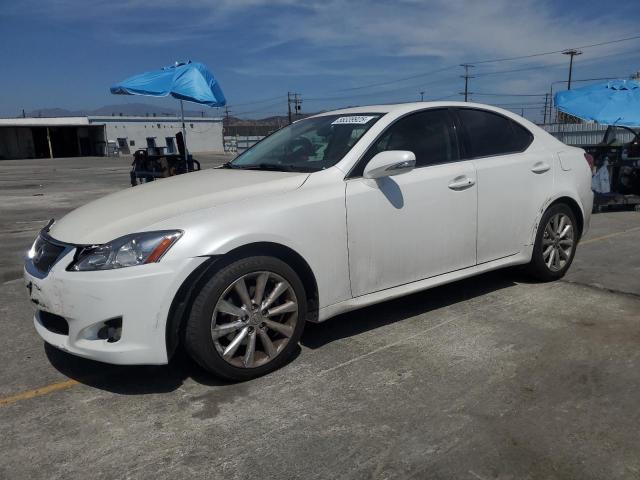 LEXUS IS 250 2009 white  gas JTHBK262395093215 photo #1