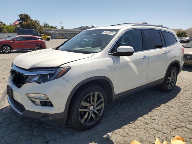 HONDA PILOT TOUR 2017 white  gas 5FNYF6H94HB054342 photo #1