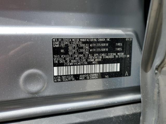 2020 TOYOTA RAV4 XSE - 2T3EWRFV4LW075196