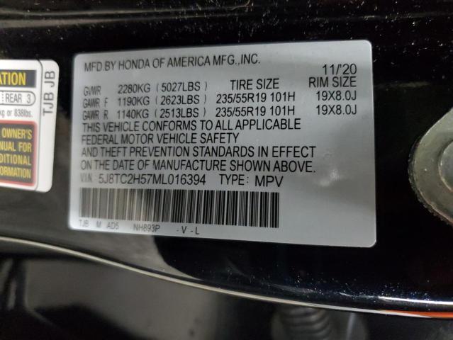 2021 ACURA RDX TECHNO 5J8TC2H57ML016394