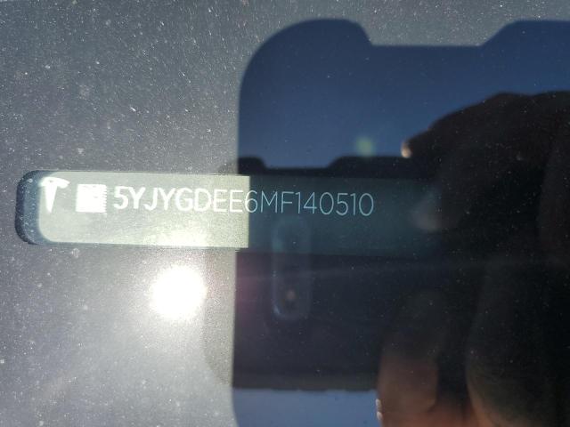 2021 TESLA MODEL Y - 5YJYGDEE6MF140510