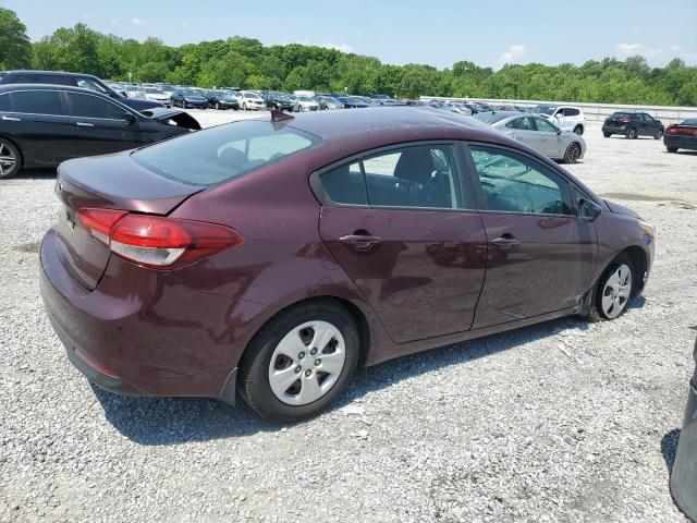 Vin: 3kpfk4a72he046455, lot: 55149065, kia forte lx 20173