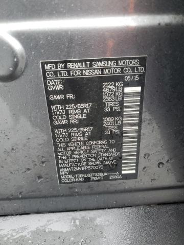 2015 NISSAN ROGUE S - KNMAT2MV1FP570070