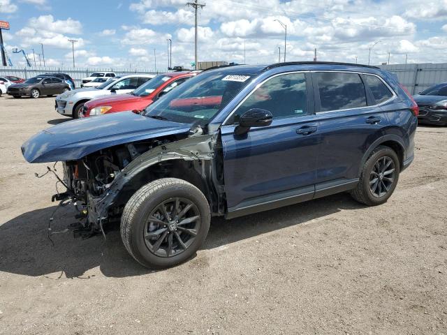 HONDA CR-V SPORT 2024 blue  hybrid engine 7FARS6H5XRE063291 photo #1