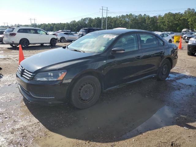 VOLKSWAGEN PASSAT S 2013 black sedan 4d gas 1VWAP7A33DC055867 photo #1
