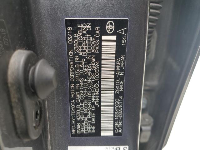 2018 TOYOTA C-HR XLE - JTNKHMBX2J1003394