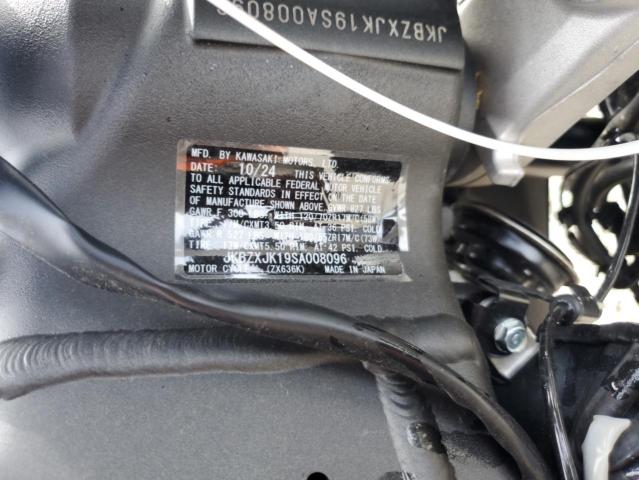 2025 KAWASAKI ZX636 K JKBZXJK19SA008096