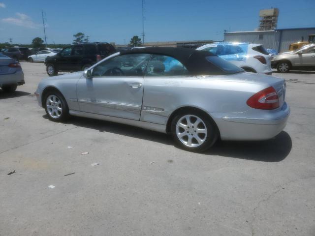 MERCEDES-BENZ CLK 320 2004 silver  gas WDBTK65G94T017124 photo #3