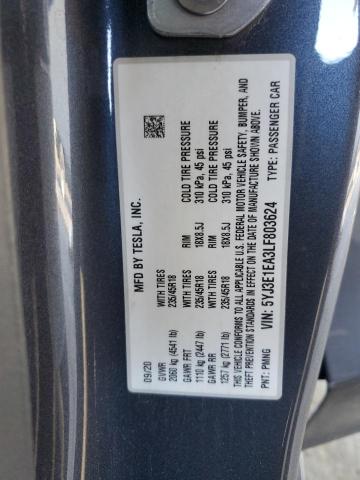 2020 TESLA MODEL 3 - 5YJ3E1EA3LF803624