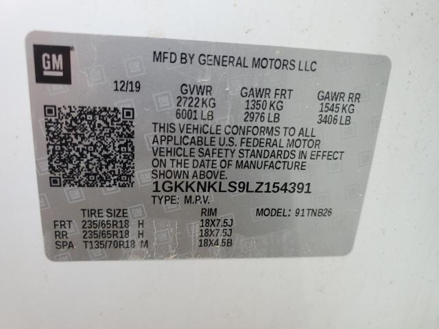 2020 GMC ACADIA SLE - 1GKKNKLS9LZ154391