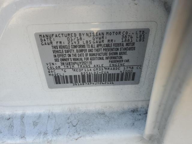 2018 NISSAN SENTRA S - 3N1AB7AP4JY262116