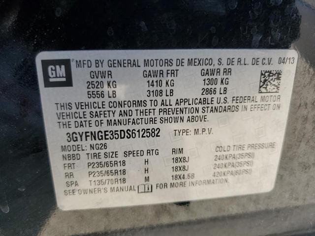 2013 CADILLAC SRX LUXURY - 3GYFNGE35DS612582
